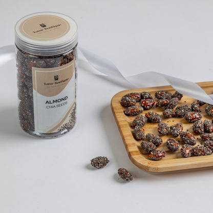 Caramelized Almond with Chia Seeds